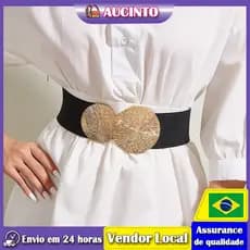 Aucinto cinto casaco decorativo feminino com cinto vestido cintura estreita terno elástico cintura selo largo