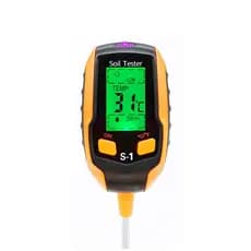 Detector de solo multifuncional medidor de ph do solo medidor de ph luz salinidade temperatura higrômetro