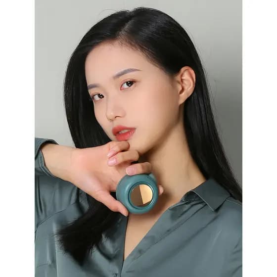 Transfronteiriço japonês coreano venda quente pequeno ciclone usb pequeno ventilador clipe colar pendurar cintura portát