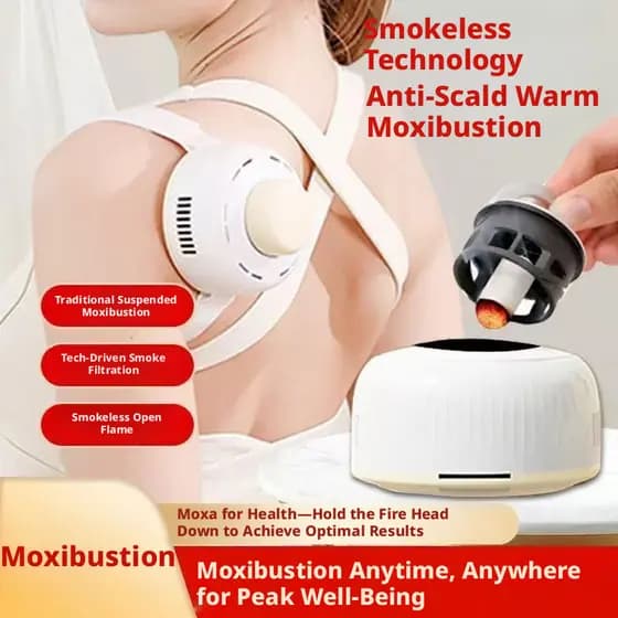 Pote de moxabustão caixa de moxabustão multifuncional Moxa vara sem fumaça doméstico moxibustion vapor Universal repelen