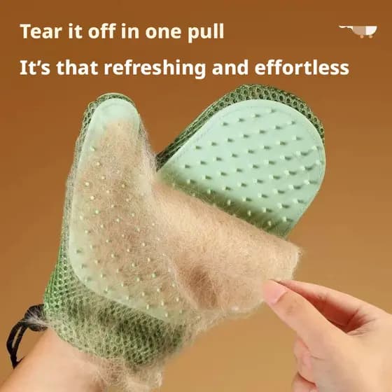 Luvas para tosa de gatos, limpador de pelos de gatos, suprimentos para animais de estimação, pente para gatos, escova pa