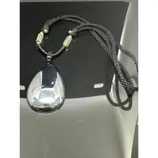 Jingyao terahertz colar gota de água pingente terahertz polisilicon pingente masculino feminino colar pingente jóias