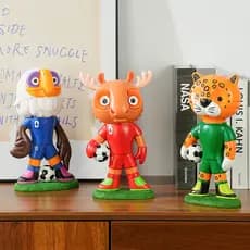 2026 Meijiamo Copa do Mundo Mascote Boneca Boneca Figura Periférica Boneca Fã de Futebol Decoração de Mesa