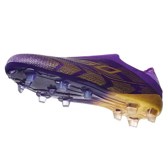 Chuteira de campo Copa Do Mundo Mesmas Botas de Futebol long Spikes AG Chuteiras Masculinas E Femininas Sem Cadarços Tam