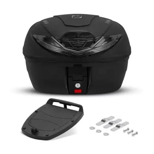 Bau Para Moto 35 Litros Bauleto Pro Tork Para Todas as Motos Completo