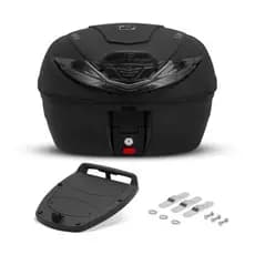 Bau Para Moto 35 Litros Bauleto Pro Tork Para Todas as Motos Completo