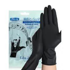 Luvas de látex para cabeleireiro, espessadas, profissionais, tingimento permanente, Shampoo, borracha, durável, antiderr