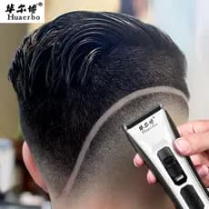 Waldor máquina de cortar cabelo inteligente cabeça óleo clipper recarregável máquina de cortar cabelo gravura 0 lâmina b