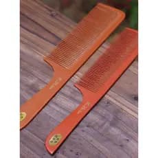 Pente de maçã para cabelo feminino de topo plano