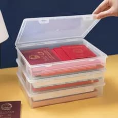 Saco de armazenamento de documentos certificado da família caixa de documentos caixa de armazenamento doméstico imobiliá