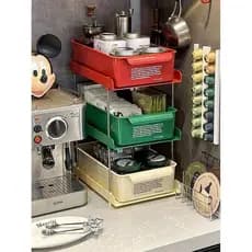 Canto de café caixa armazenamento Desktop tipo gaveta escritório sala chá Layout rack armazenamento cápsula café chá sac