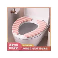 Assento de vaso sanitário inverno engrossado adesivo de vaso sanitário doméstico pegajoso assento de vaso sanitário à pr