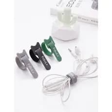 FaSoLa Fio Armazenamento Cabo de carregamento Armazenamento de cabos de dados Velcro Organizador de cabos Organizador de