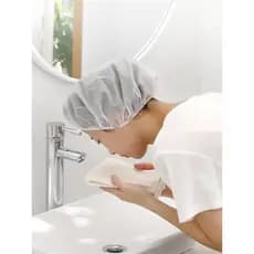 FaSoLa touca de banho feminina, à prova d'água, banho doméstico, adulto, crianças, touca de cabelo, banheiro, touca de b