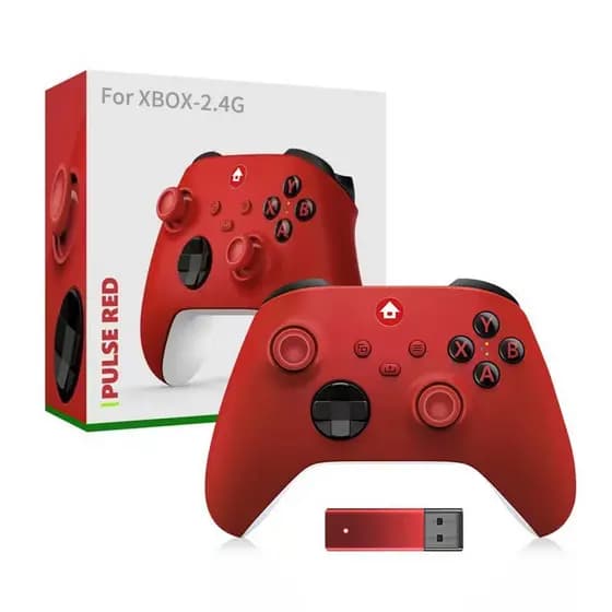 Controle de jogos sem fio 2.4G para Xbox One, vibração de seis eixos, com função Turbo, compatível com PC/Series X/S, mo