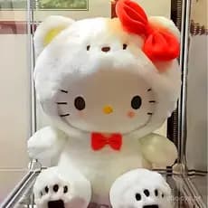 Boneca Hello Kitty, Kuromi, Cinnamoroll, Melody, Brinquedo de Pelúcia Pochacco, Boneca de Pelúcia para Decoração de Casa