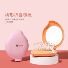Bonito senhoras dobrável pente almofada de ar pente portátil Airbag pente Curling massagem pente portátil Flip dupla uti