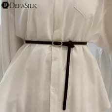 Coreia coreia novo estilo Mini pequeno cinto Oval vestido camisa camisola cinto de plástico senhoras cinto versão corean