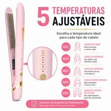 MAIMEITE Prancha Alisadora 2 em 1 para Cabelo | Alisa e Modela Cachos | Aquecimento Rápido em 10s