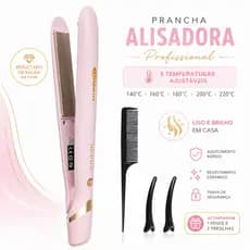 Prancha Alisadora MAIMEITE 2 em 1 para Cabelo, Chapinha e Modelador de Cachos, Aquecimento Rápido 10s