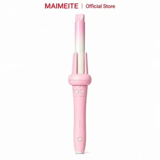 MAIMEITE Modelador de Cachos Automático Giratório Bivolt 110V-220V 3 Temperaturas Cerâmica Íons Negativos
