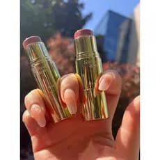 Shengxi dupla cabeça blush vara sol vermelho feminino blush creme preguiçoso sombra batom Rouge blush lama monocromático