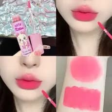 Estudante festa Pseudo-Face coreano goiaba cor batom menina maquiagem rosa lábio lama esmalte dopamina rejuvenescedor pe