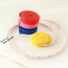 Mini fita métrica pequena resistente ao desgaste Fita métrica Régua de medição de alfaiate Régua de roupas Medidor Régua