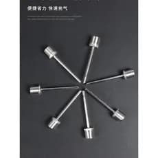 Bomba de basquete futebol vôlei bola inflável agulha portátil multifuncional Universal brinquedo bola de couro anel de n