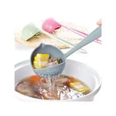 Colher de sopa doméstica, colher grande de plástico de qualidade alimentar, alça longa, panela quente, colher de sopa, e