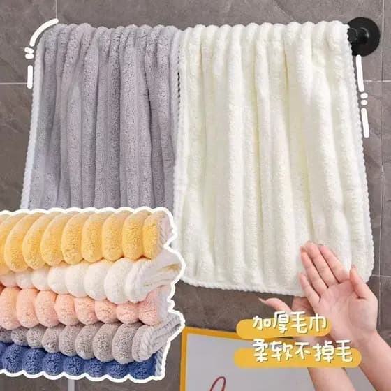 Doce listrado Coral velo toalha de rosto absorver água de secagem rápida sem fiapos das mulheres dos homens High-End toa