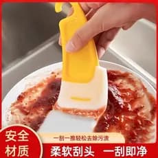 2025 novo estilo japonês raspador de Silicone máquina de lavar louça raspador cozinha multifuncional raspador de óleo an