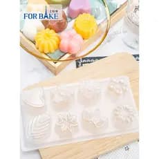 Molde de geléia de cristal de padeiro francês caseiro 8-molde de pudim contínuo fazendo molde de geléia bonito fazendo m
