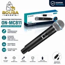 Microfone Condensador Profissional Sem Fio Recarregável ONISTEK ON-MC811