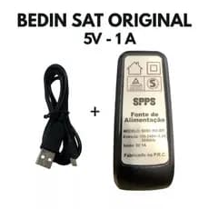 FONTE CARREGADOR CELULAR RURAL BEDIN SAT ORIGINAL