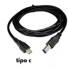 CABO USB TIPO C PARA IMPRESSORA (XC-CI-06) - Pronta Entrega