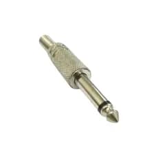 KIT 3 PÇS - PLUG P10 MONO - NIQUEL ( METALICO )