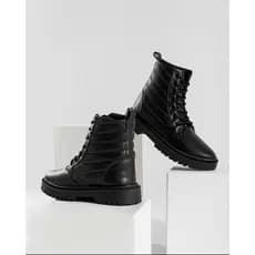Bota Coturno Feminino Improvizzo Blogueira Tratorada Conforto-686