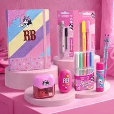 Kit Papelaria Fofa Rebecca Bonbon Escolar Completo Oficial