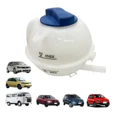 Reservatório de Água Radiador VW Gol Voyage Fox Saveiro G5 G6 Com Tampa
