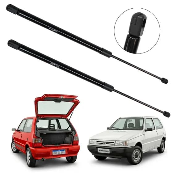 Amortecedor do porta-malas compatível com Fiat Uno de 1984 a 2010
