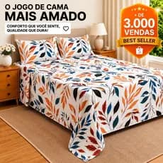 Kit Lençol 3Pçs Percal 500 Fios Casal Queen Linha Luxo Premium
