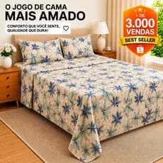kit Lençol 3Pçs Percal 450 Fios Casal Queen Linha Luxo Premium