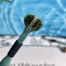 Escova De Dentes De Três Lados De 360 Graus Cerdas Macias Cabeças Duras Pacote com dois