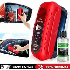 Removedor De Filme De Óleo De Vidro De Carro Pára-Brisa Evita Chuva E Nevoeiro Limpador Esponja