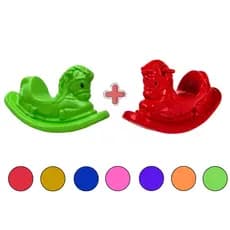 Kit 2 Gangorras Infantis Cavalinho – Coloridas para Crianças