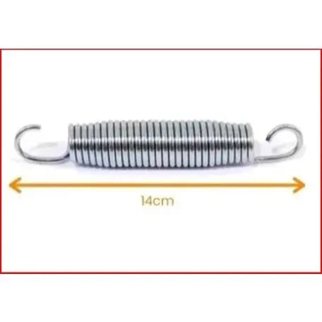 30 Molas 14cm para Cama Elástica Galvanizadas – Kits com 30 Unidades