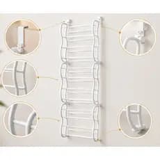 Sapateira Porta Parede 36 Pares Vertical Branco Organizador