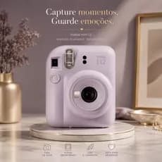 Câmera Instantânea Instax Mini 12 Lilás Candy Fujifilm
