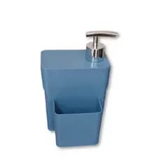 Dispenser de Detergente Organizador De Pia - Porta Detergente e Bucha Premium - Organizador 2 em 1